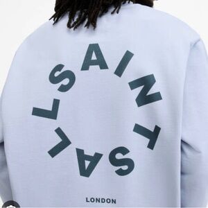 All Saints Tierra Oversized Circle Logo Sweatshirt